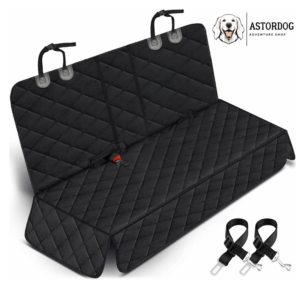 Funda Coche Perro - Impermeable, Antideslizante + 2 Cinturones Gratis